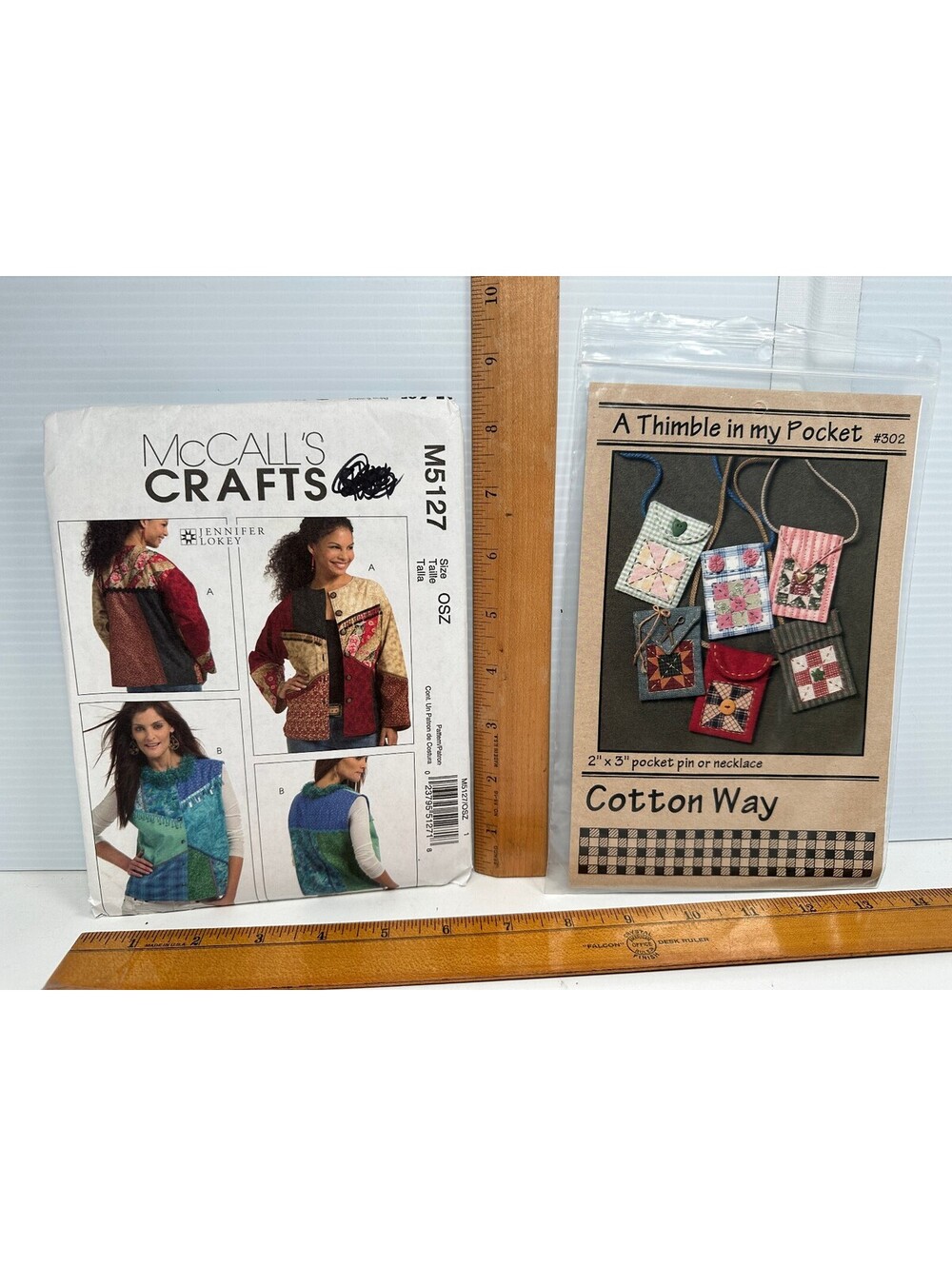 McCall's Crafts 5127 Jacket Vest and Pocket Pin or Necklace Thimble in my Pocket